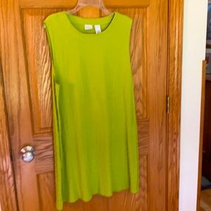 Westbound beach - Fun green cover-up or summer dress with scoop neck